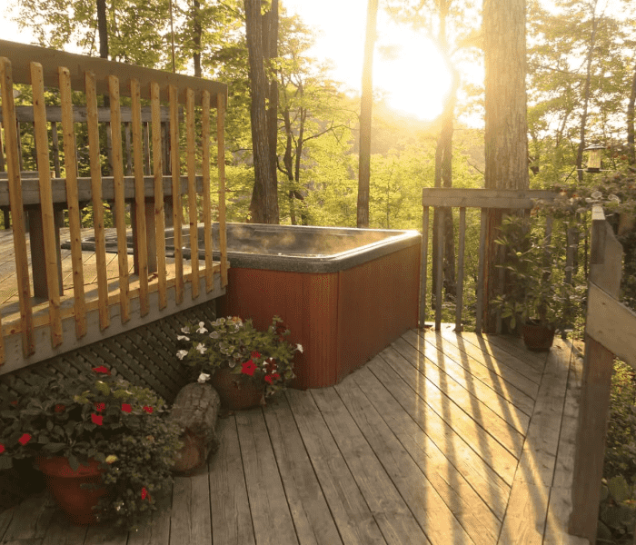 Rentals with hot tubs